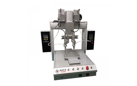 双头单工位自动焊锡机